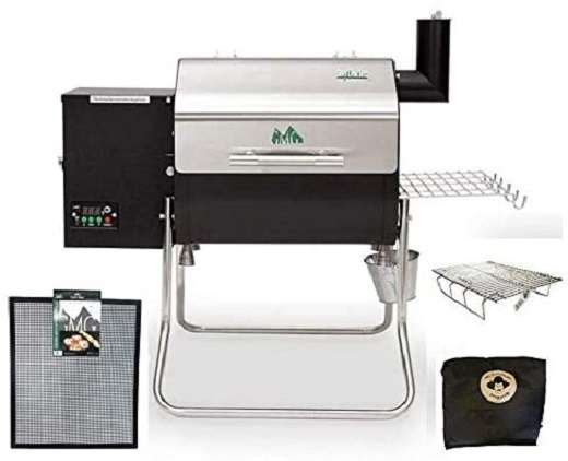 Green Mountain Davy Crockett Pellet Grill WiFi-Enabled with Cover Green Mountain Davy Crockett Pellet Grill WiFi-Enabled with Cover