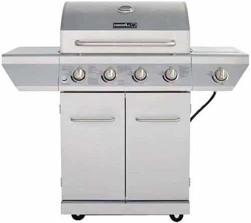 Nexgrill 4-Burner Propane Gas Grill in Stainless Steel with Side Burner Nexgrill 4-Burner Propane Gas Grill in Stainless Steel with Side Burner