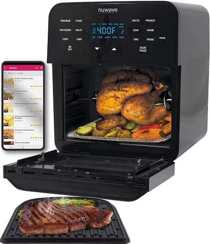 Best Air Fryer Under $200 - NuWave Brio 15.5-Quart Large Capacity Air Fryer Best Air Fryer Under $200 - NuWave Brio 15.5-Quart Large Capacity Air Fryer